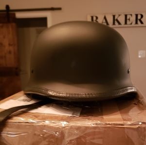 German style half helmet XL